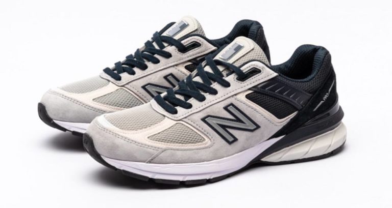 New Balance 990v5 Light Grey/Black M990GT5 Release Date | Nice Kicks