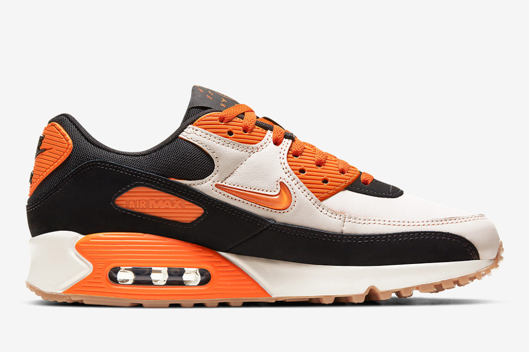 orange nike air max 90