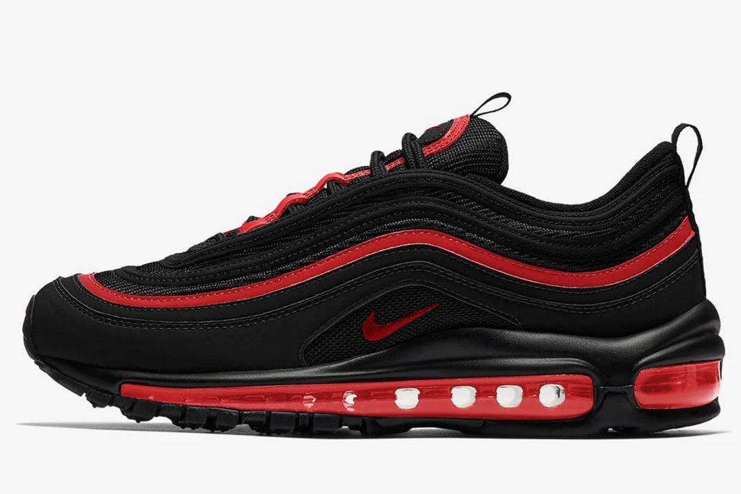 white black and red air max 97