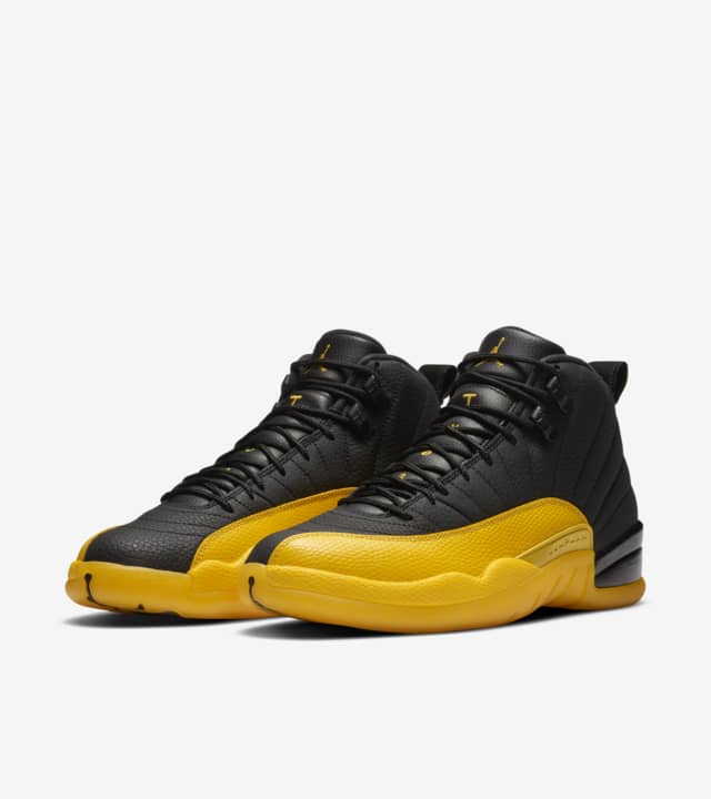 jordan 12 yellow and black release date