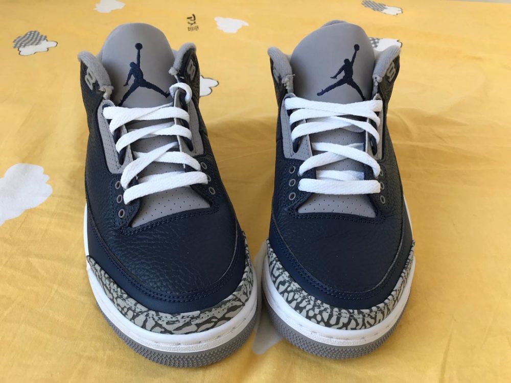 navy blue air jordan 3