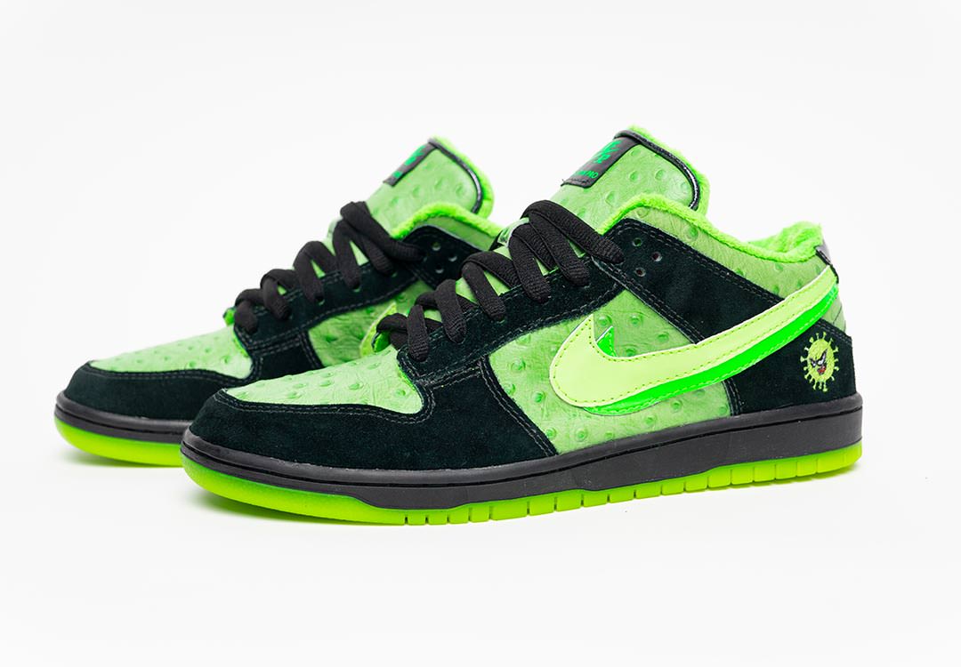 Custom Nike SB Dunk Low Stay Home for Charity