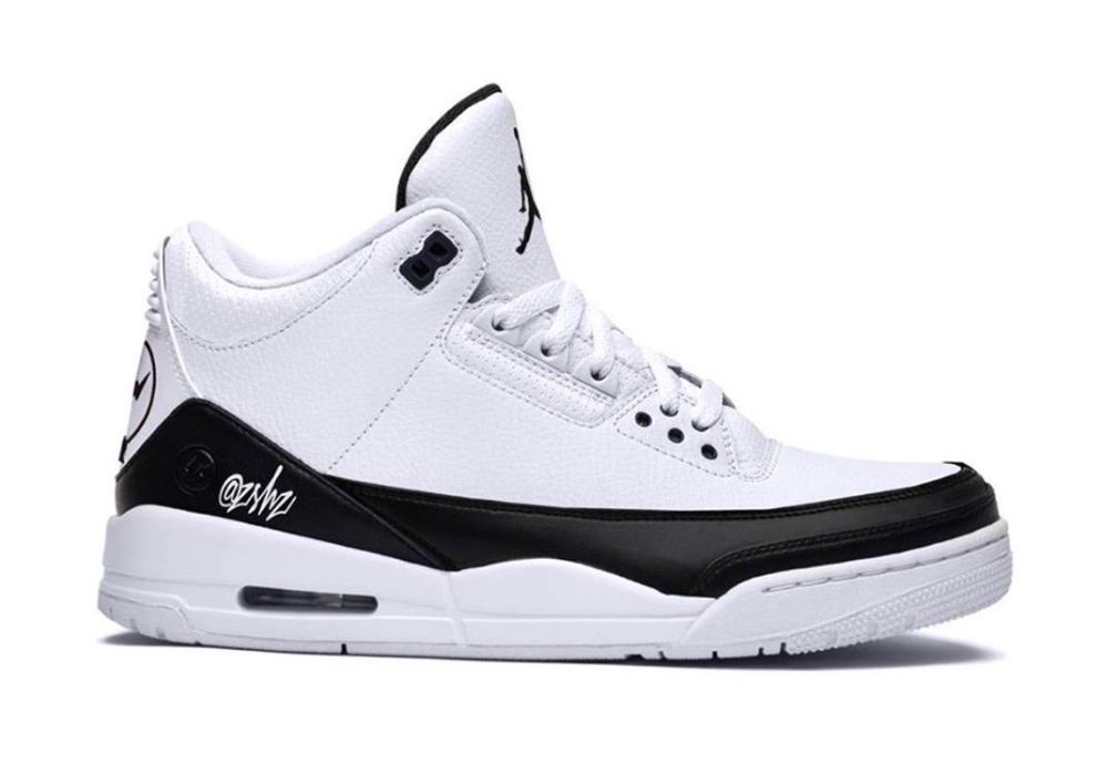 fragment Design x Air Jordan 3 Black/White DA3595-100 Release Date ...