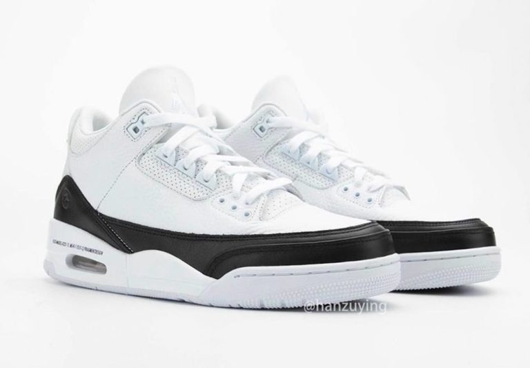 fragment Design x Air Jordan 3 Black/White DA3595-100 Release Date ...