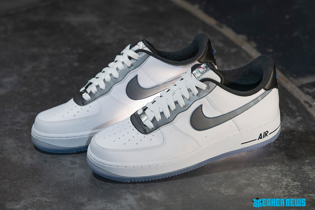 nike air force 1 low black and white foot locker