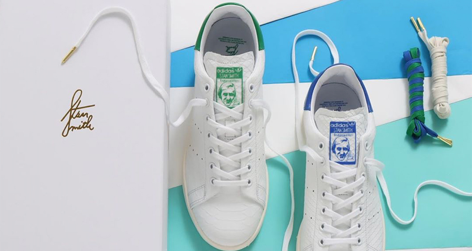 stan smith croco Or femme