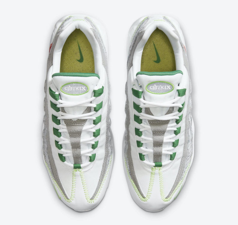 Nike Air Max 95 NRG White Classic Green Electric Green CU5517 100 Release Date 4 794x750
