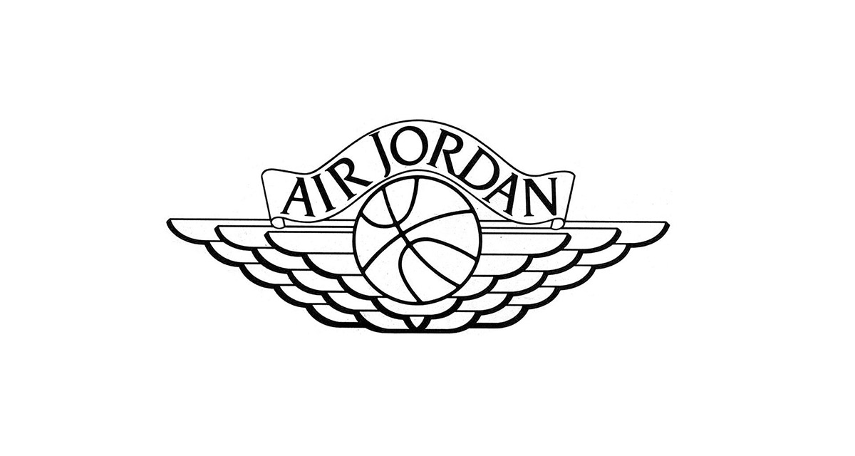 air jordan white logo