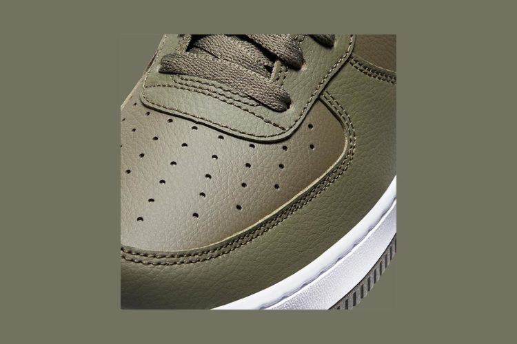 Nike Air Force 1 Low 07 Olive Black Double Swoosh - CT2300-300