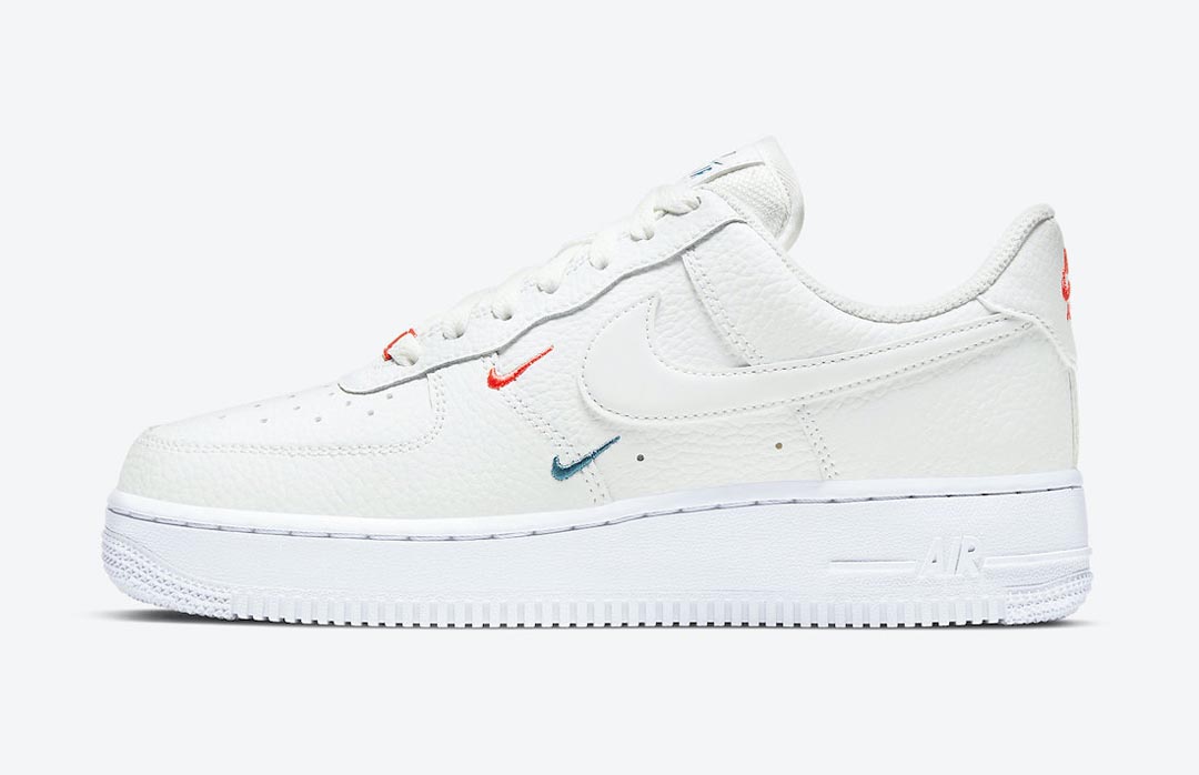 Mini Miami-Dolphins-Colored Swooshes Adorn this Air Force 1 | Nice
