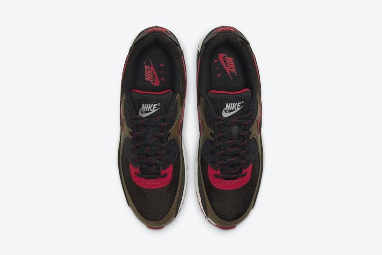 nike air max 90 velvet brown university red