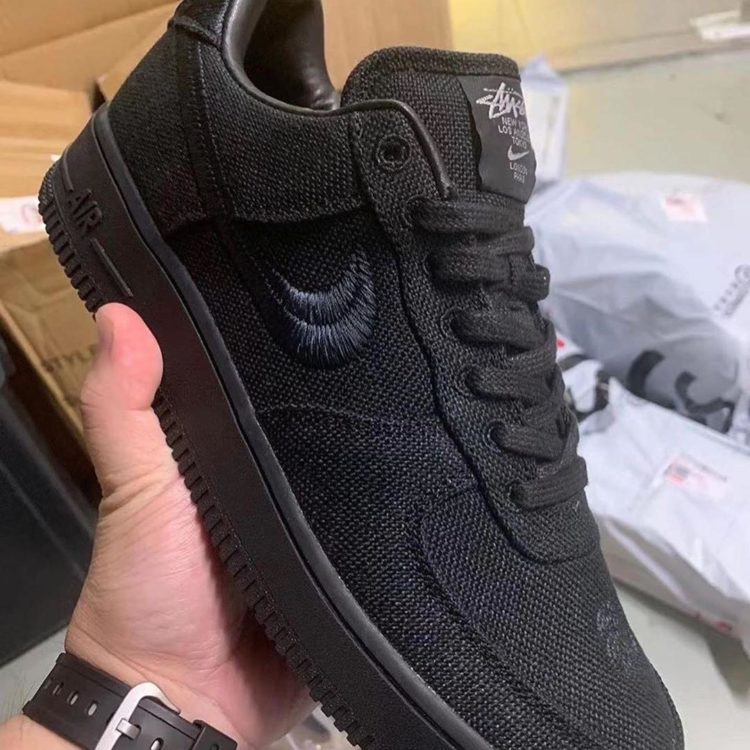 stussy air force 1 black release date