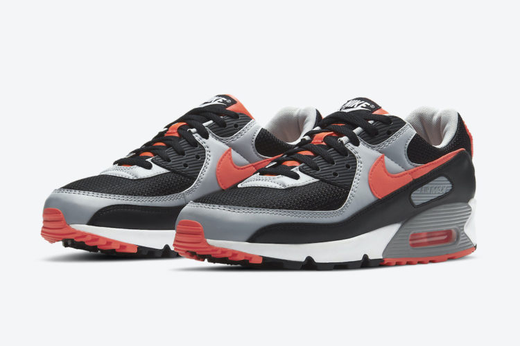 nike air max 90 black radiant red cz4222 001 release date 2 750x500