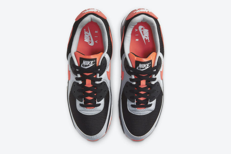 nike air max 90 black radiant red cz4222 001 release date 4 750x500