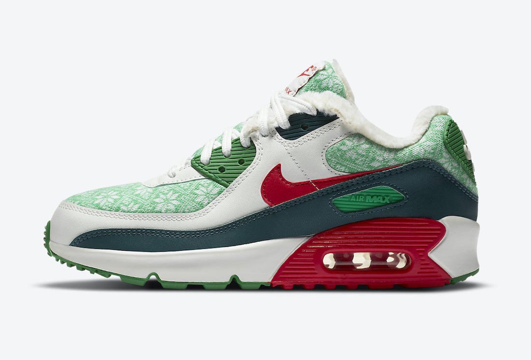nike air max green and red