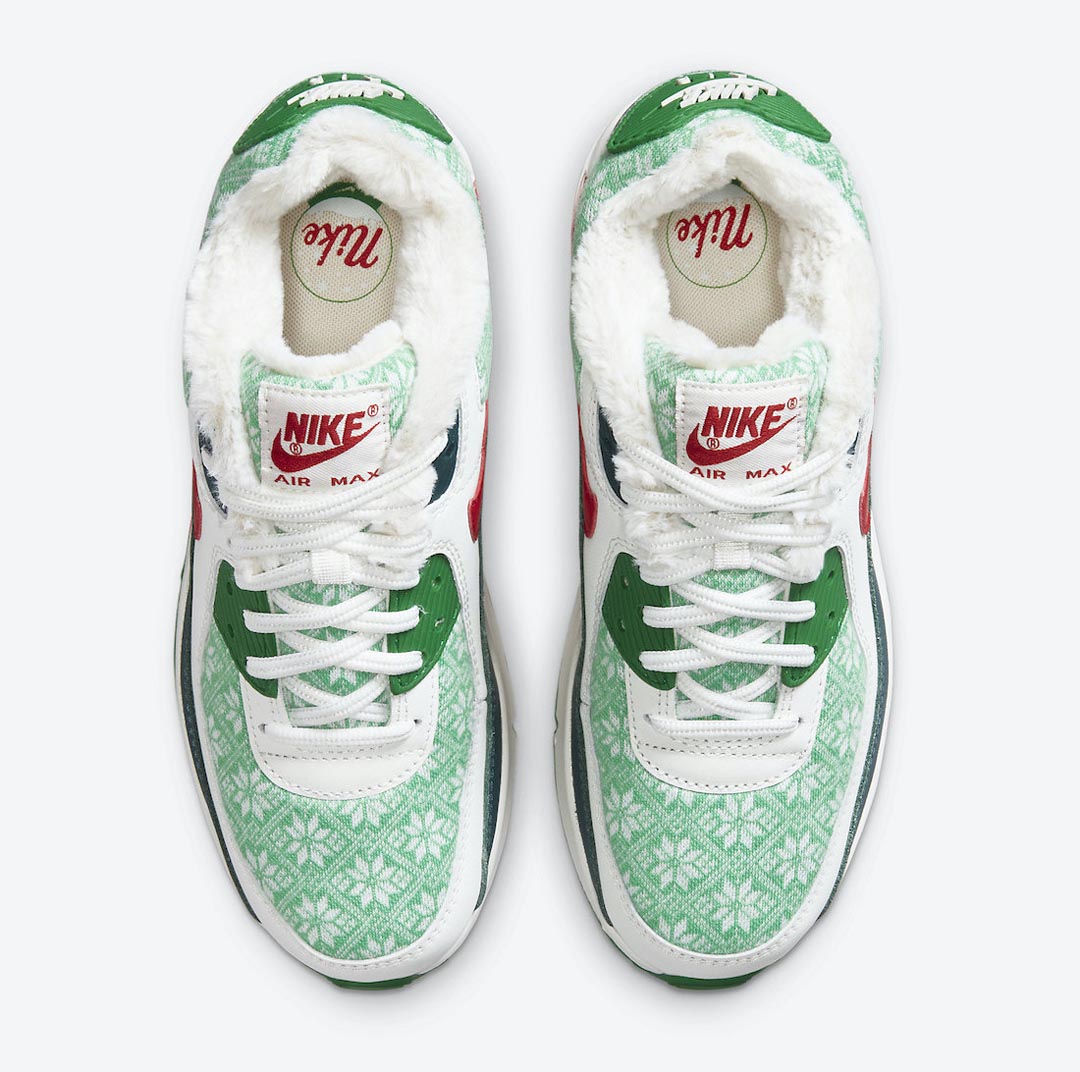 Nike Air Max 90 GS “Christmas” DC1621100 Release Date Nice Kicks