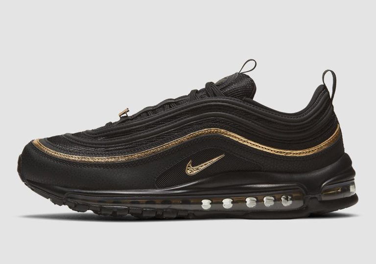 black and gold air max