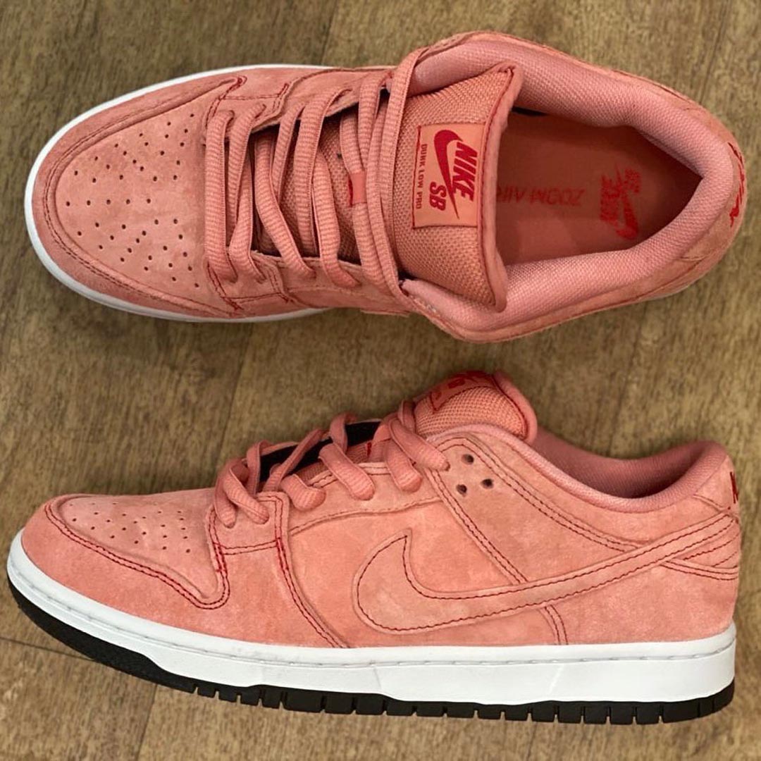 nike sb pink brown