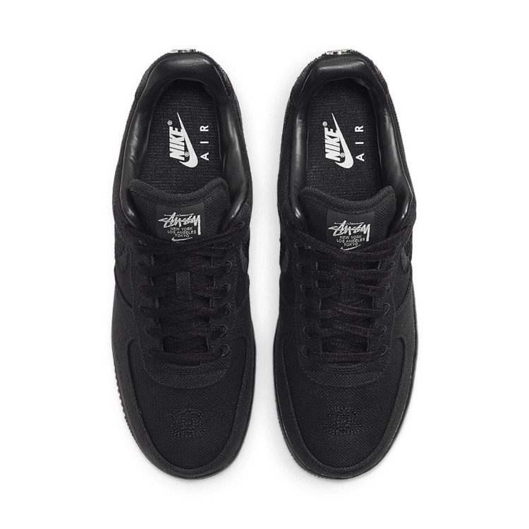 Nike Mens Air Force 1 Low CZ9084 001 Stussy - Black - Size 7