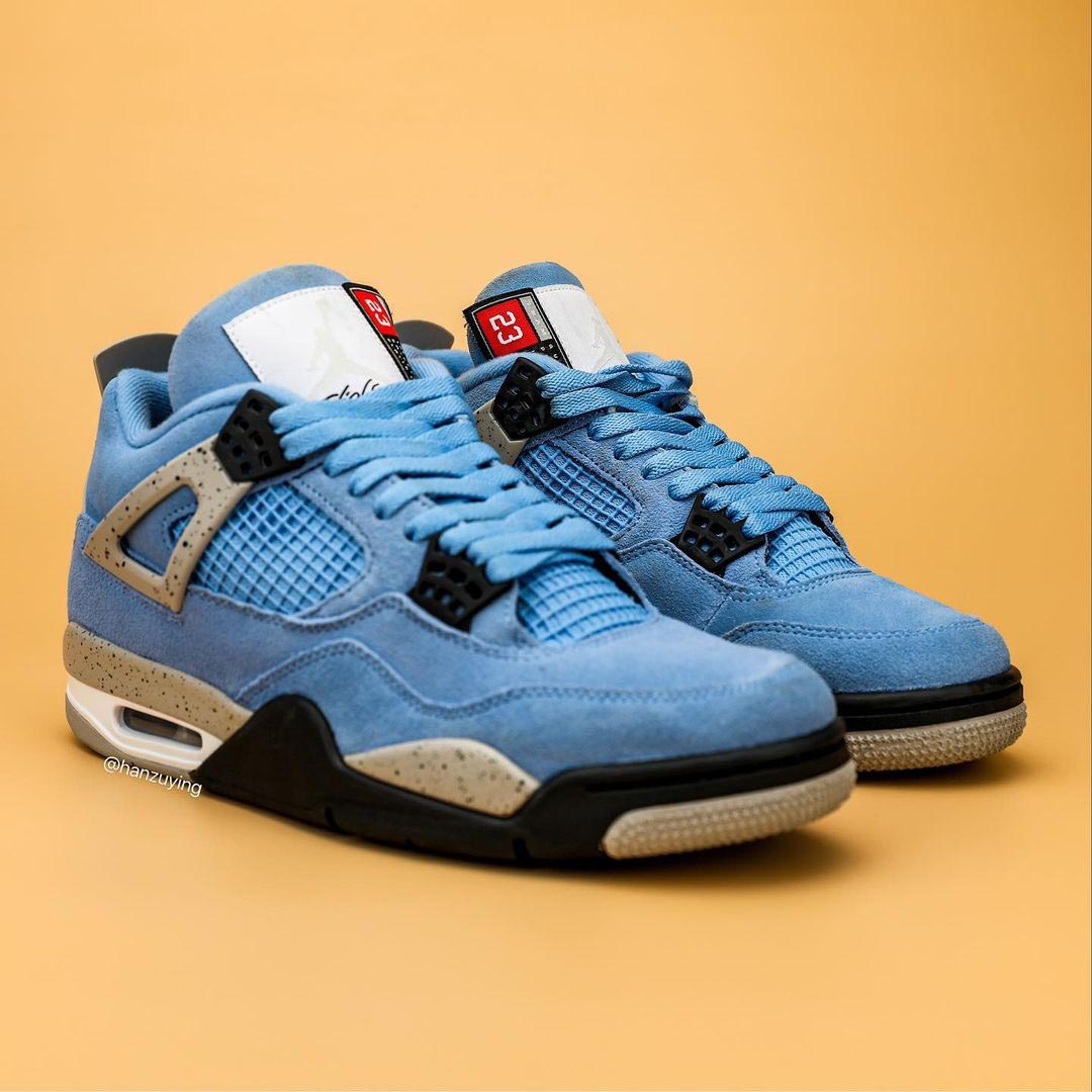 Where to Buy Air Jordan 4 UNC “University Blue” 2021 | Shin