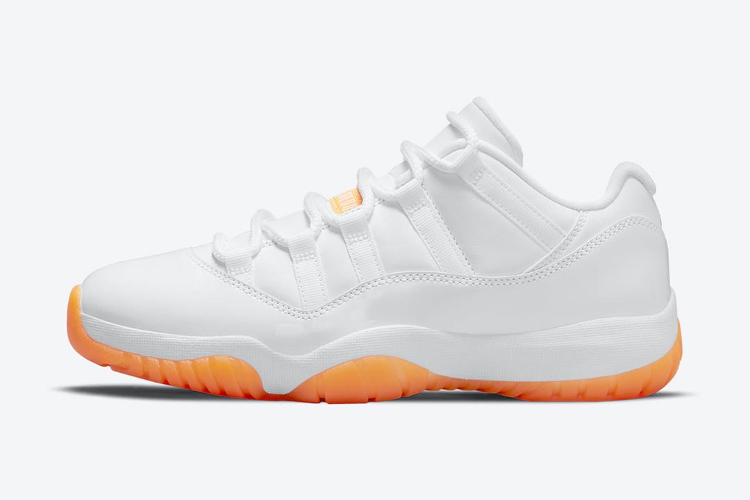 jordan 11 orange and white 2019