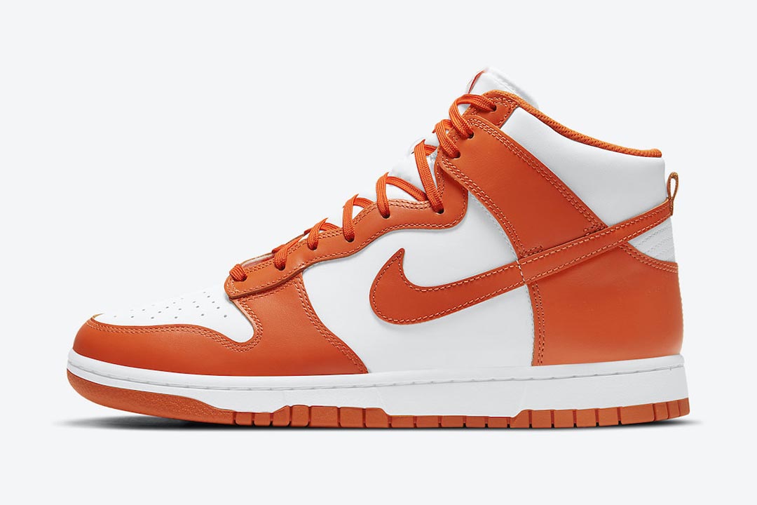 Nike Dunk High “Orange Blaze” Release 