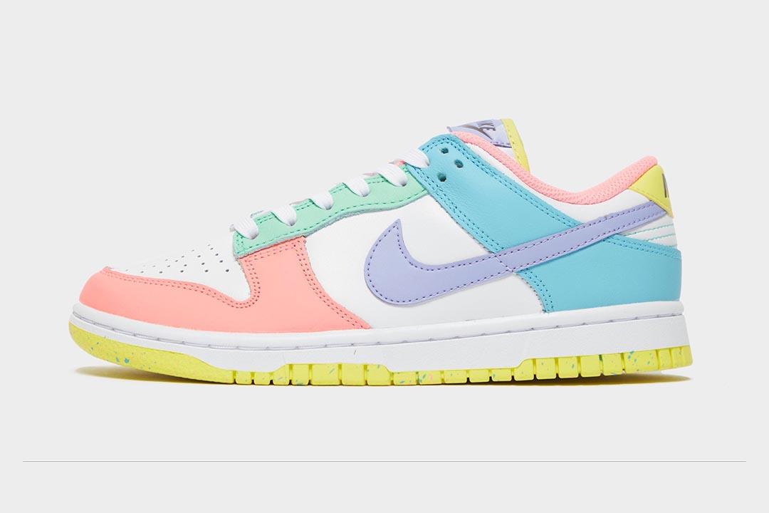 pink low dunks