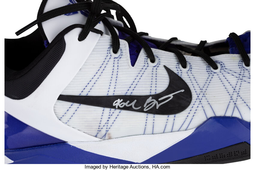 Kobe Bryant's Game-Worn Nike Shoes Hit Auction Block - Sports Illustrated  FanNation Kicks News, Analysis and More