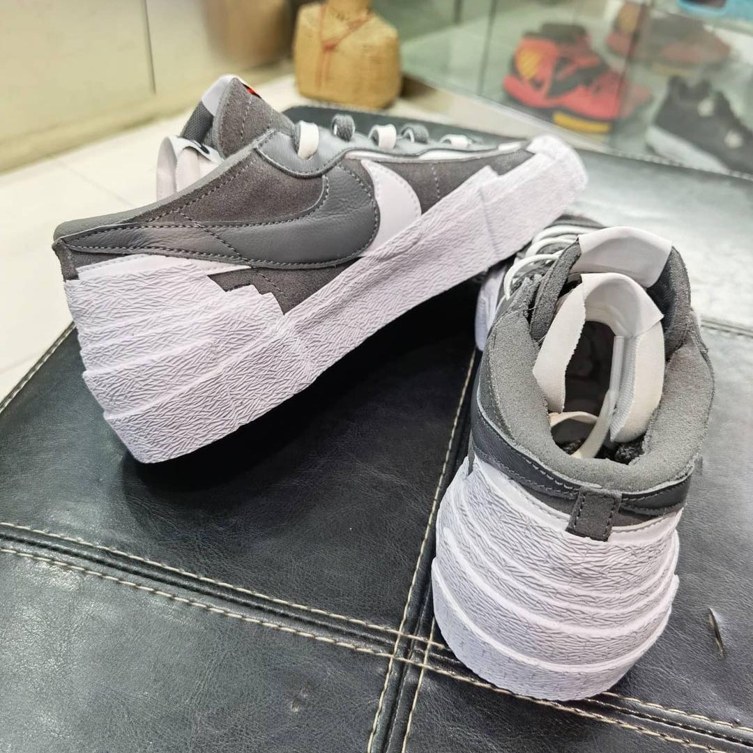 nike sacai black grey