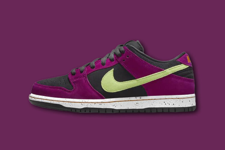 plum sb dunk low