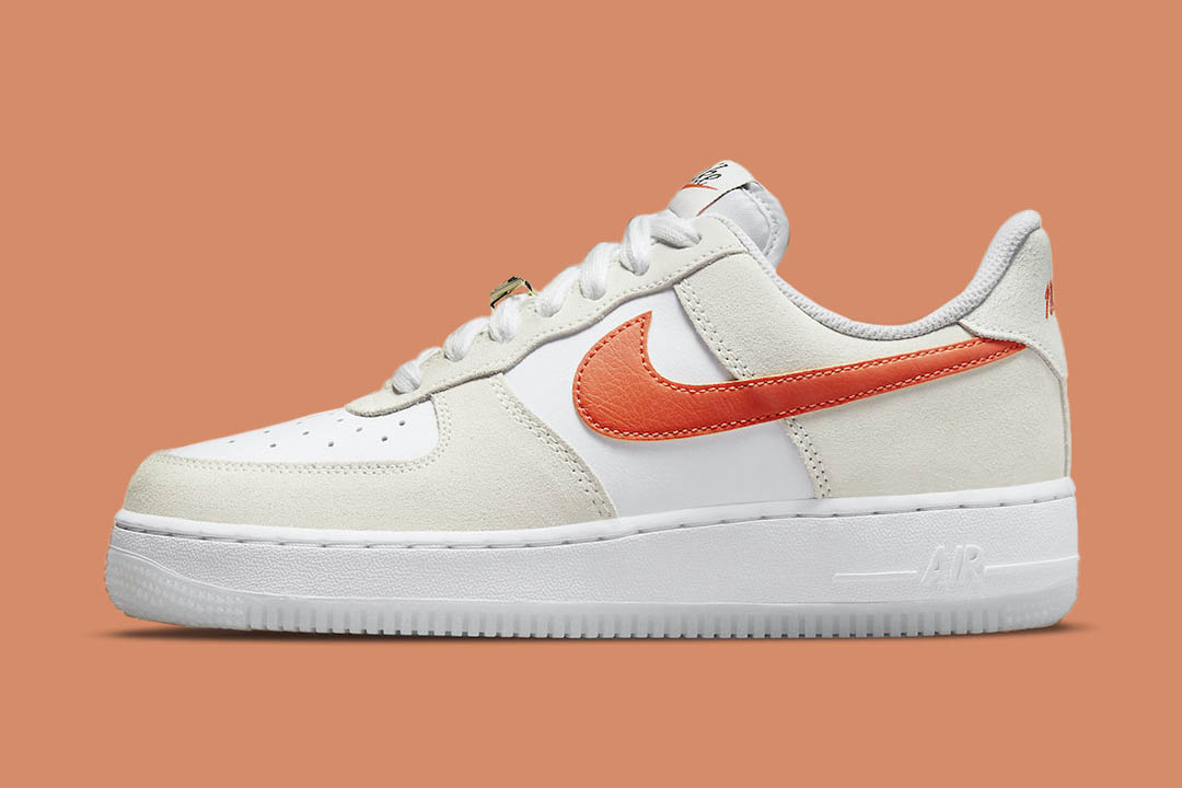 Nike Air Force 1 Low First Use Cream Orange Size 5.5 Women's