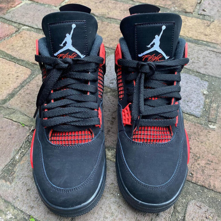 nike jordan retro 4 red thunder