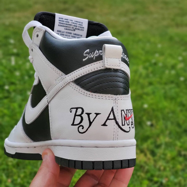 Supreme x Nike SB Dunk High By Any Means Black White DN3741-002