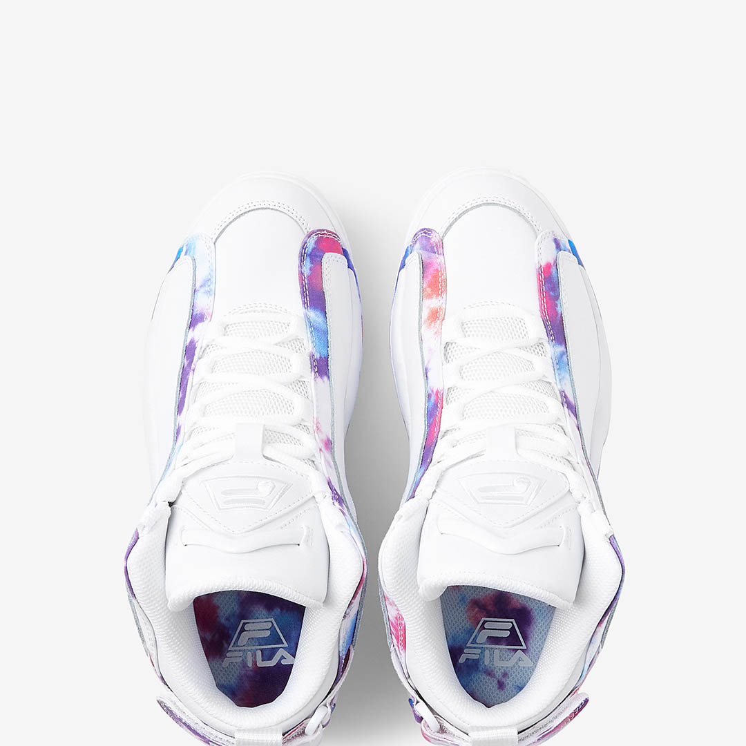 grant hill tie dye shoes