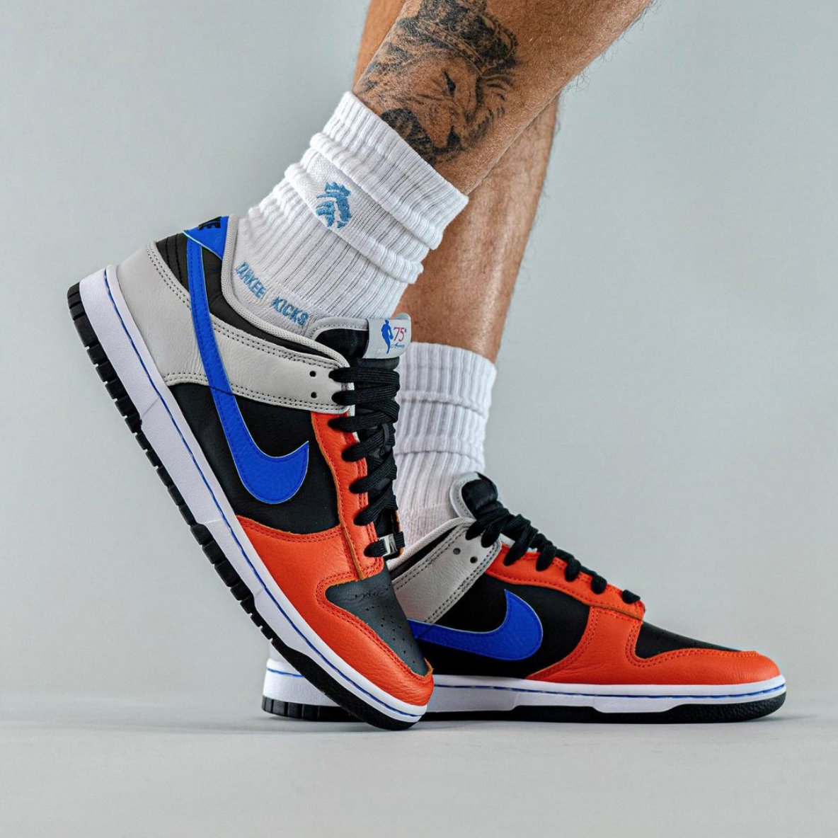 NBA x Nike Dunk Low EMB “Knicks” Release Date | Nice Kicks