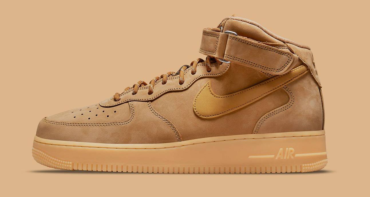 Nike Air Force 1 Mid “Wheat” Release 