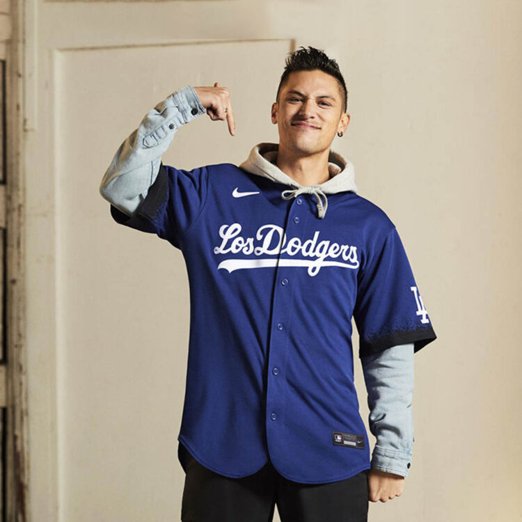 Nike City Connect (MLB Los Angeles Dodgers) Men's T-Shirt
