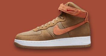 nike une Air Force 1 High Brown Orange DH7566 200 Release Date lead 352x187