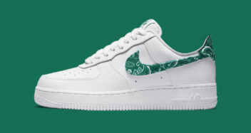 Nike Air Force 1 Low Green Paisley DH4406 102 Release Date lead 352x187