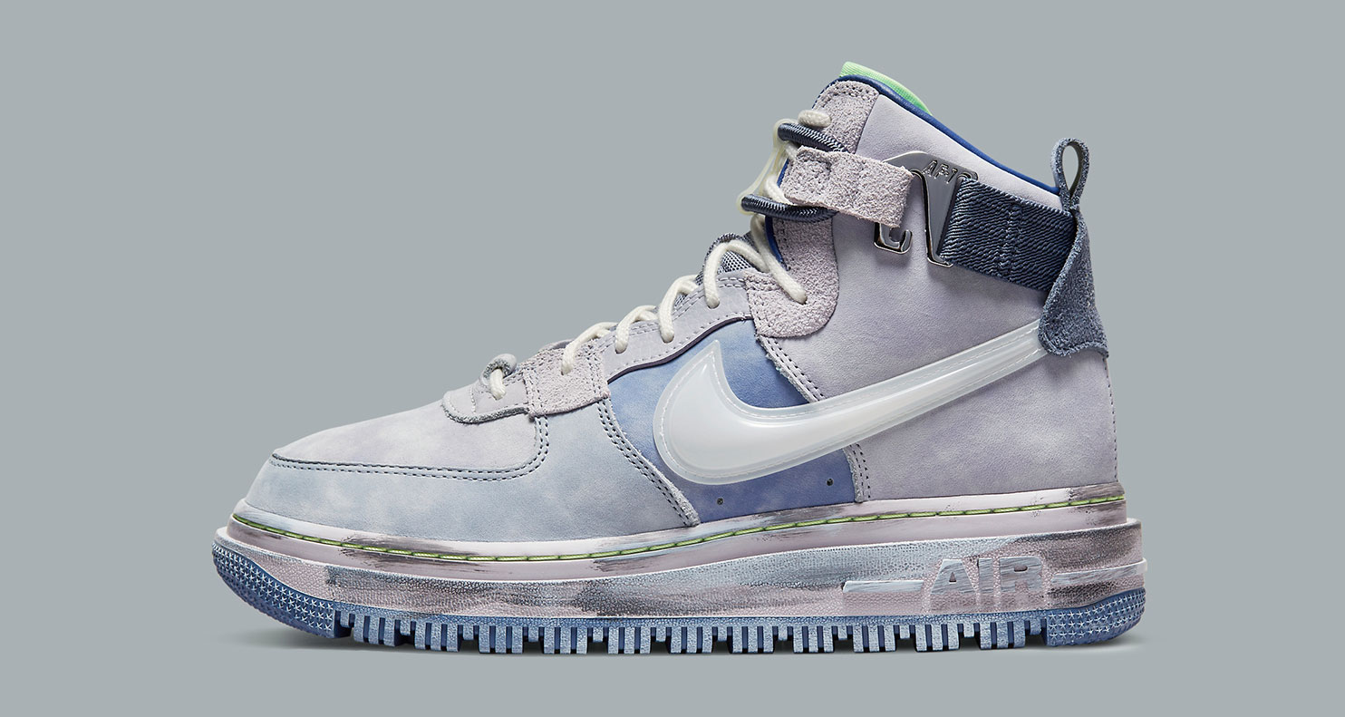 Grey-Washed High Sneakers : air force 1 high 2