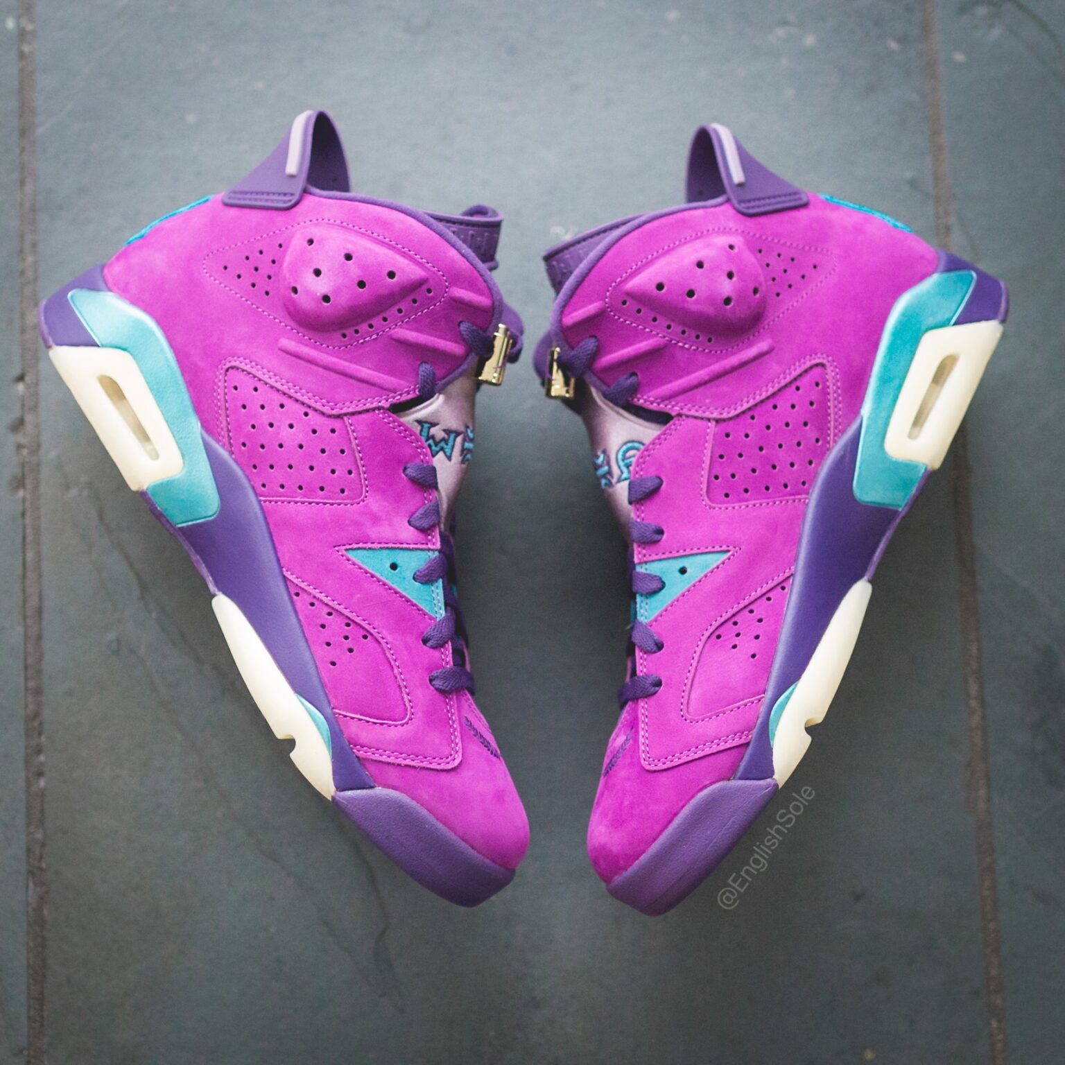 Air Jordan 6 "Fraternity" PE Collection Release Date Nice Kicks