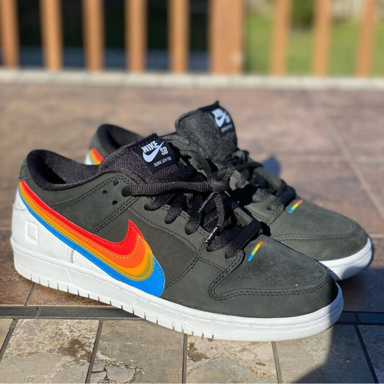 nike dunk low rainbow