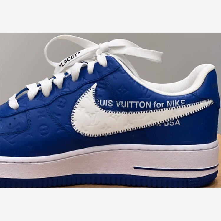 SiteSupply on X: Louis Vuitton x Nike Air Force 1 Low Friends & Family  Blue ✨  / X
