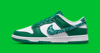 Nike Dunk Low Green Paisley DH4401 102 Lead 352x187