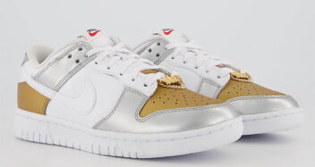 nike all Dunk Low White Gold Silver Red Release Date e1643633781429 352x187