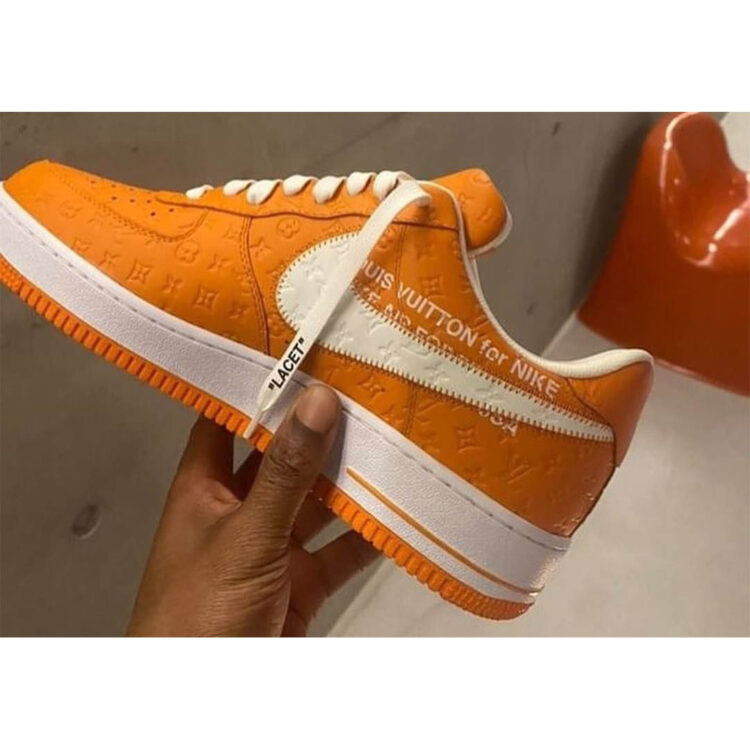 LOUIS VUITTON x NIKE AIR FORCE 1 Calf Leather By Virgil Abloh Only