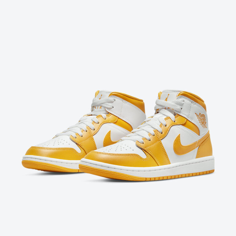 Air Jordan 1 Mid White/Yellow BQ6472-117 Release Date | Nice Kicks