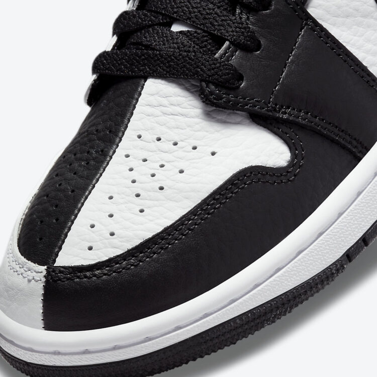 Nike Air Jordan 1 Mid SE Homage Black White Split Shoes DR0501-101