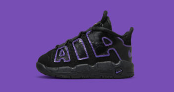 Nike Air More Uptempo "Black/Purple" PS DX5956-001