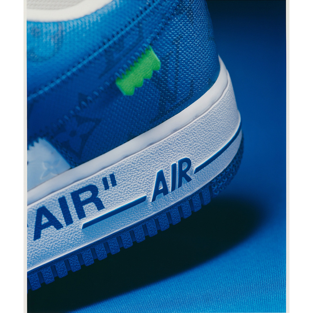 Louis Vuitton X Nike Louis Vuitton X Nike Air Force 1 Blue